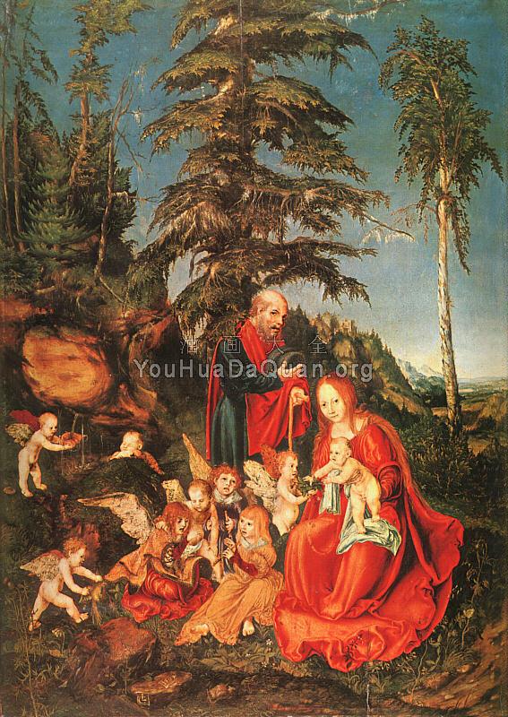 Rest on the Flight into Egypt - 大卢卡斯·克拉纳赫